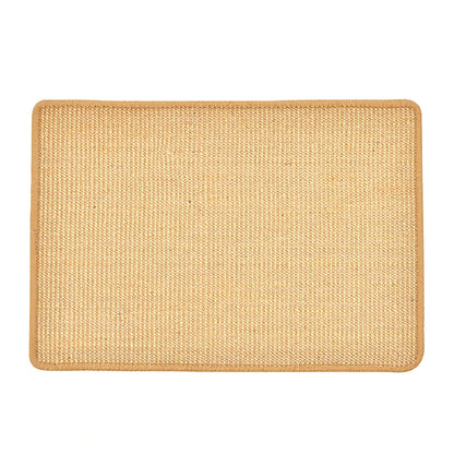 Sisal Cat Scratching Mat - Furniture Protector for Cats, Ideal for Nail Sharpening and Play