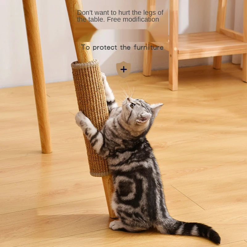 Sisal Cat Scratching Mat - Furniture Protector for Cats, Ideal for Nail Sharpening and Play